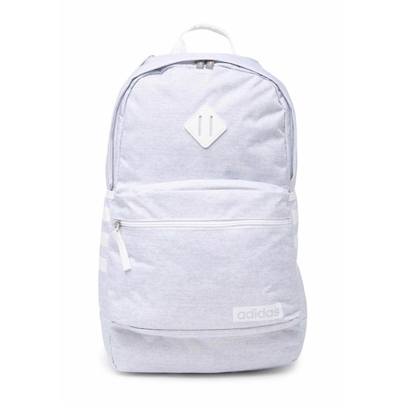 white adidas bookbag